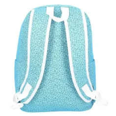 imagen de Spirit: Mochila escolar azul con estampado ligero de malla 43x28x13cm 4