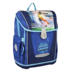 Spirit: Mochila escolar con cierre magnético de fútbol de la Champ League, 49x21x40cm