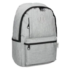 imagen de Spirit: Mochila escolar de color gris plateado Spot, mochila 41x29x19cm 2