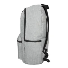 imagen de Spirit: Mochila escolar de color gris plateado Spot, mochila 41x29x19cm 3