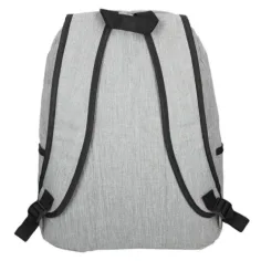 imagen de Spirit: Mochila escolar de color gris plateado Spot, mochila 41x29x19cm 4