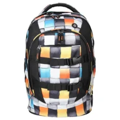 Spirit: Mochila escolar ergonómica a cuadros Urban 46x33x22cm