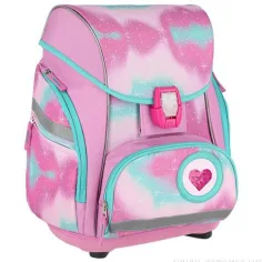 imagen de Spirit: Mochila escolar ergonómica de 5 piezas con diseño 3D de unicornio y luz LED 34x22x41cm 2