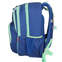 imagen de Spirit: Mochila escolar ergonómica redondeada de color azul con diseño de sirena 40x20x18cm 2