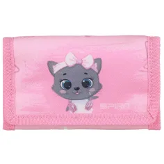 imagen de Spirit: Mochila escolar gris con gato, set de 5 piezas 38x17x28cm 4
