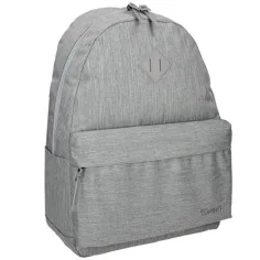 Spirit: Mochila escolar gris redondeada Club, mochila 44x33x17cm