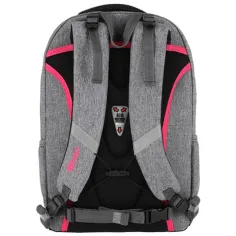 imagen de Spirit: Mochila escolar gris y rosa con esquinas redondeadas 46x33x22cm 2