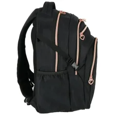 imagen de Spirit: Mochila escolar negra con osito Masha, mochila 46x31x21cm 2