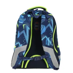 imagen de Spirit: Mochila escolar redondeada con diseño de fútbol 3D, mochila 34x26x44cm 3