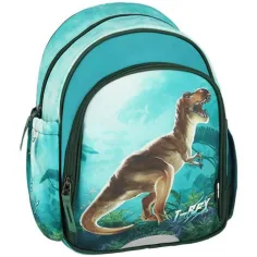 Spirit: Mochila escolar redondeada de T-Rex, mochila 24x13x31cm