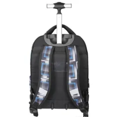 imagen de Spirit: Mochila trolley negra azul con estampado 4