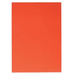 Spirit: Papel decorativo de cartón naranja de 220g en tamaño A4