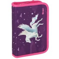 imagen de Spirit: Pegasus púrpura set de mochila escolar de 5 piezas con accesorios y luz LED 7