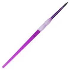 Spirit: Pincel morado con empuñadura de goma tamaño 8