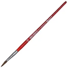 Spirit: Pincel puntiagudo de mango de madera rojo tamaño 12 1ud