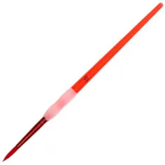 Spirit: Pincel puntiagudo de plástico rojo tamaño 10 1ud