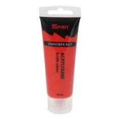 Spirit: Pintura acrílica roja brillante de 75 ml