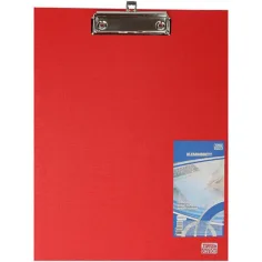 Spirit: Pizarra Premium A4 roja con clip
