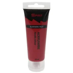 Spirit: Rojo carmesí pintura acrílica de 75 ml