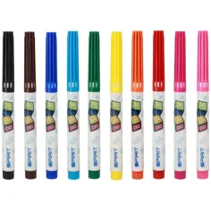 imagen de Spirit: Set de 10 rotuladores lavables de colores para bebés 2