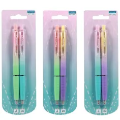 Spirit: Set de 2 bolígrafos de gel aceitoso Macaron
