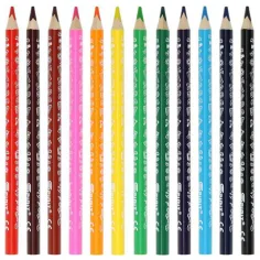 imagen de Spirit: Set de lápices de colores jumbo de 12 unidades 2