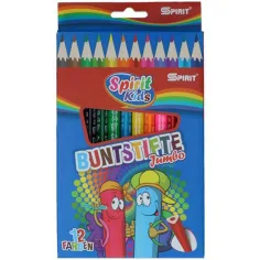 Spirit: Set de lápices de colores jumbo de 12 unidades