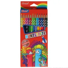Spirit: Set de lápices de colores premium de tres lados de 12 unidades