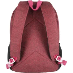 imagen de Spirit: SHADE burdeos mochila escolar redondeada de tres compartimentos 43x 29x21cm 3