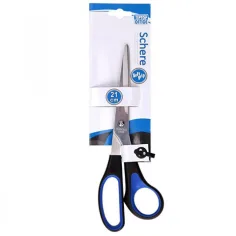 Spirit: Soft Grip tijeras negro-azul 21cm