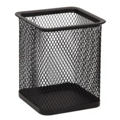 Spirit: Soporte de escritorio de metal negro con malla