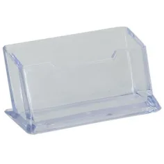 Spirit: Soporte de tarjetas de visita de escritorio transparente BC70