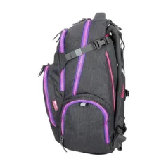 imagen de Spirit: Stinger gris oscuro-púrpura mochila escolar ergonómica premium 26x32x44cm 3