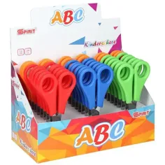 Spirit: Tijeras de punta redonda de 13 cm con hoja de acero inoxidable en varios colores 1ud