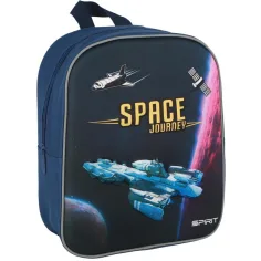 Spirit: Viaje Espacial mochila 3D con diseño redondeado para jardín de infantes 30x25x12cm