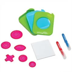 imagen de Spirograph: Set compacto de 10 piezas de spirograf viajero con almacenamiento 3