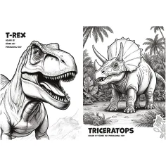 imagen de Spy Guy Dinosaurios libro para colorear - Trefl 2