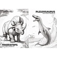 imagen de Spy Guy Dinosaurios libro para colorear - Trefl 3