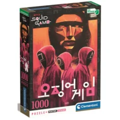 Squid Game - Gana tu vida puzzle de 1000 piezas con póster - Clementoni
