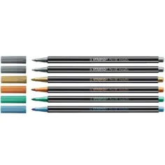 imagen de Stabilo: Conjunto de rotuladores metálicos Pen 68 de 6 unidades 2