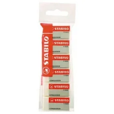 Stabilo: Conqueror set de 6 gomas de borrar