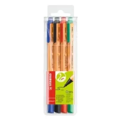 Stabilo: GREENpoint rotulador 0,8mm de 4 unidades