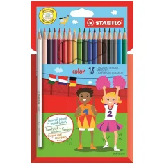 Stabilo: Juego de lápices de colores de 18 unidades