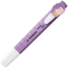 Stabilo: K-Pop Cazadores de Demonios Swing Cool texto morado con clip de figura