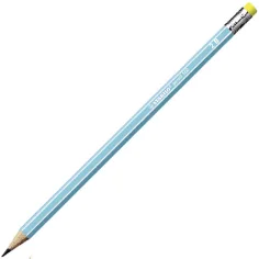 Stabilo: Lápiz de grafito azul 160 RT con goma 2B