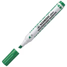 imagen de Stabilo: Marcador Plan WhiteBoard de punta cortada en color verde 2