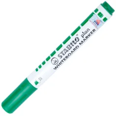 Stabilo: Marcador Plan WhiteBoard de punta cortada en color verde