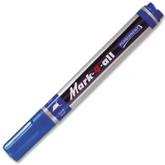 Stabilo: Mark-4-All rotulador de punta cortada en color azul