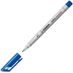 Stabilo: OHPen "F" 0,7mm grosor de línea azul marcador de alcohol