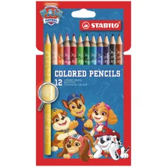 imagen de Stabilo: Set de 12 lápices de colores gruesos de Patrulla Canina 1